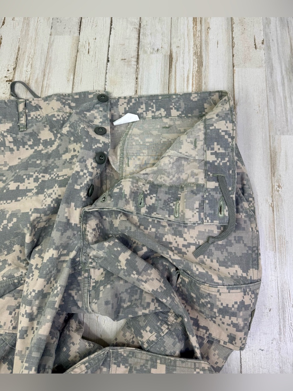 US Army Pant Mens M-L 34x34 Camo Cargo Tapered Military Uniform Combat Workwear - Picture 13 of 13